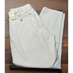 NWT Mens ORVIS Poplin Chino Pants Sz 40 40x30 Stretch Comfort Waist Wrinkle Free